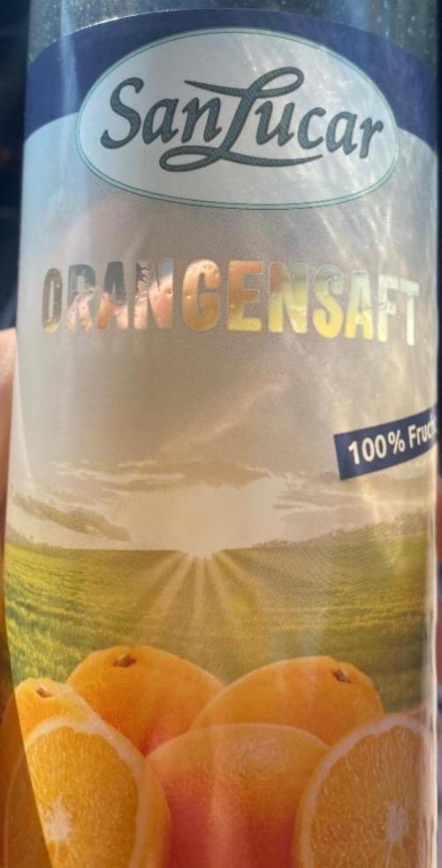 Fotografie - Orangensaft 100% Frucht SanLucar