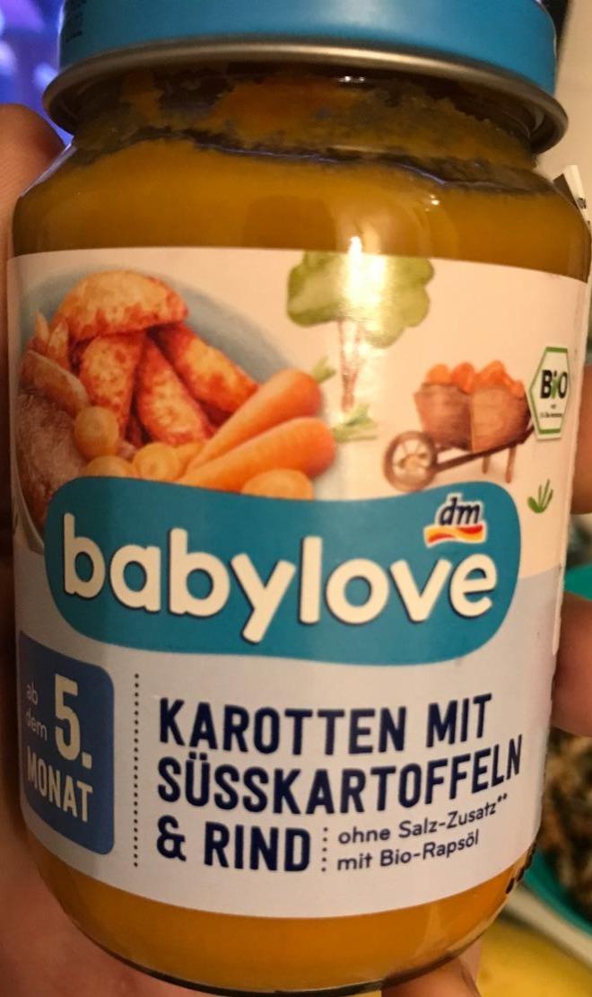 Fotografie - karotten mit susskartoffeln a rind Babylove