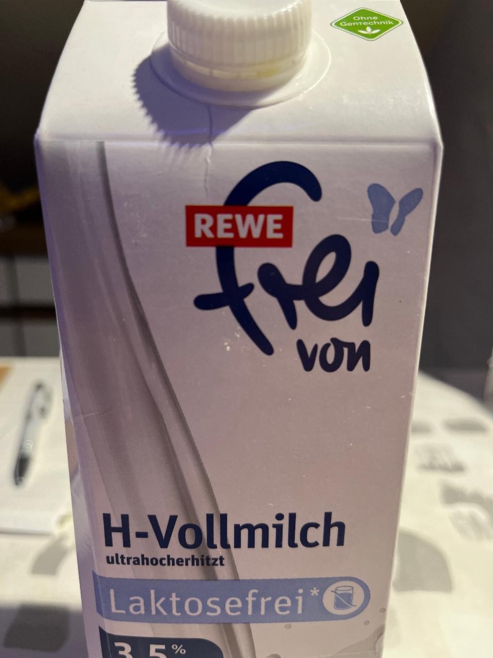 Fotografie - Mlieko bezlaktozove 3,5% Rewe