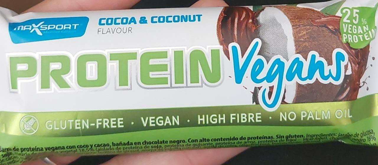 Fotografie - Protein Vegan Cocoa & Coconut flavour MaxSport