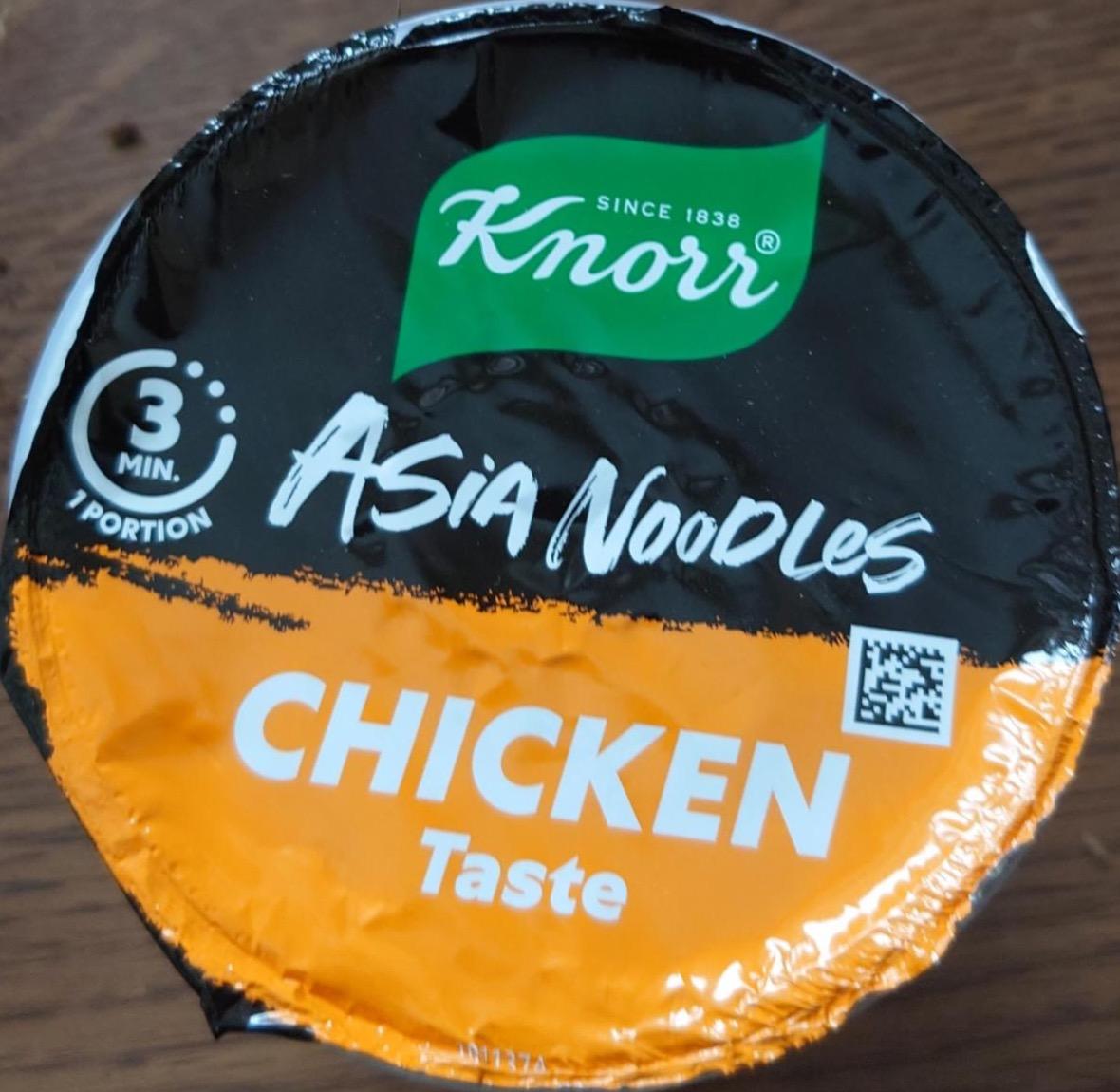 Fotografie - asia noodles chicken taste knorr