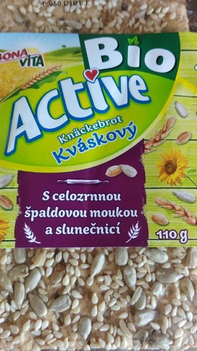 Fotografie - Active knäckebrot s celozrnnou špaldovou moukou a slunečnicí