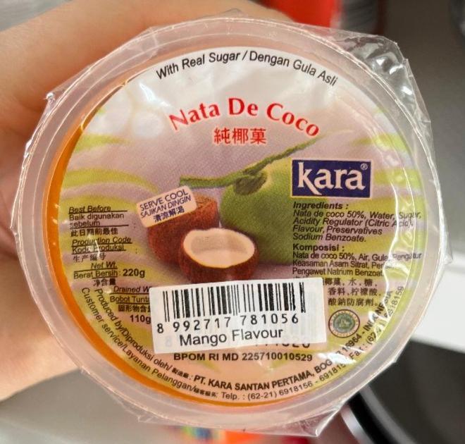 Fotografie - Nata De Coco Mango Flavour Kara