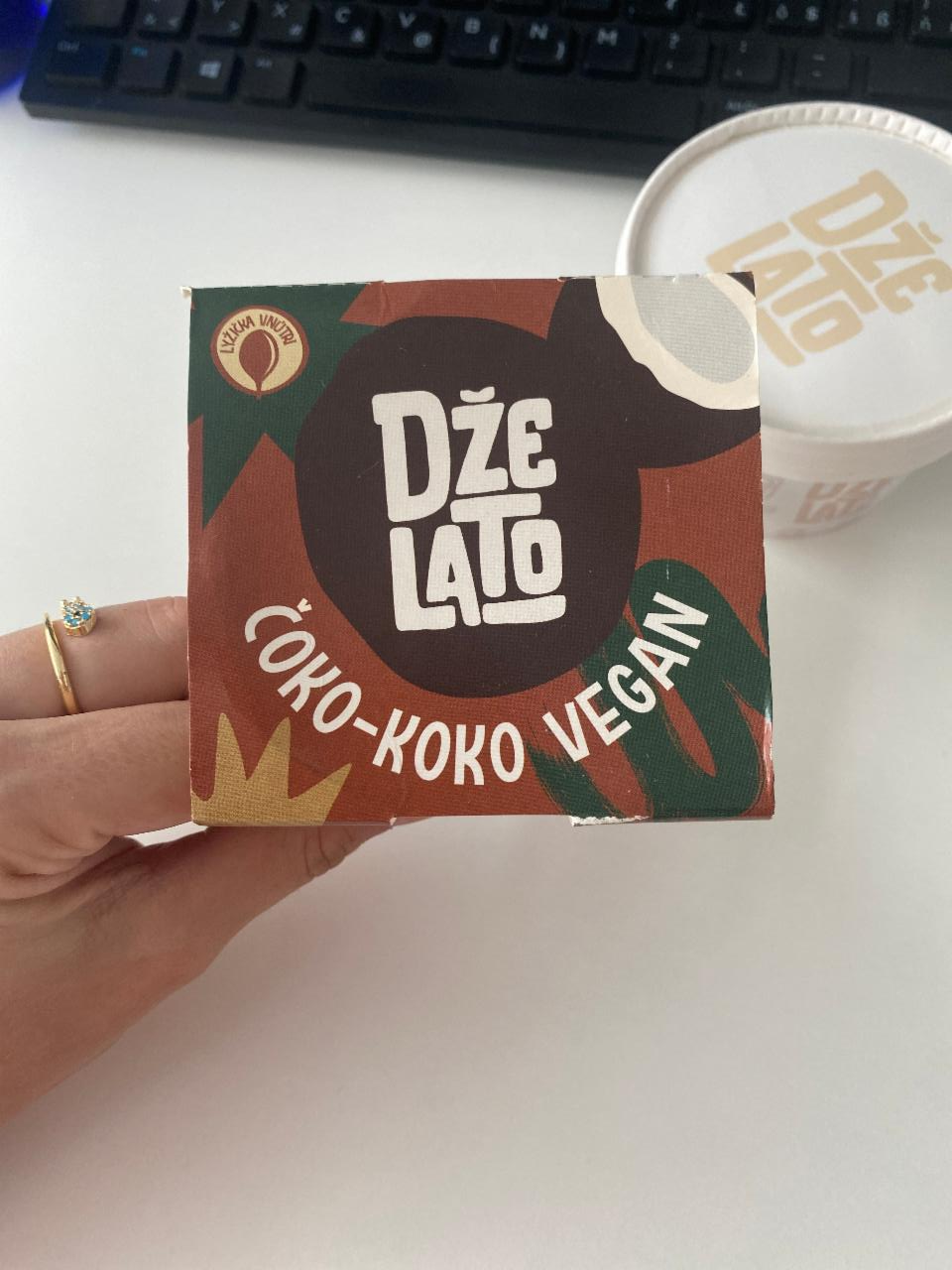 Fotografie - ďzelato čoko-koko vegan