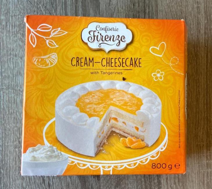 Fotografie - Cream-Cheesecake with Tangerines