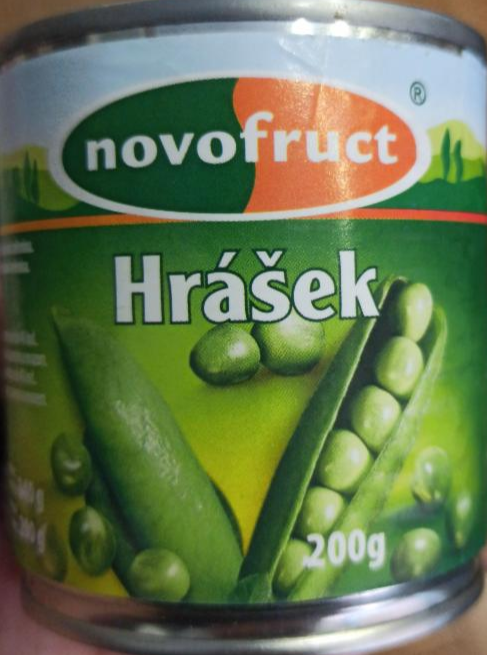 Fotografie - hrášok Novofruct