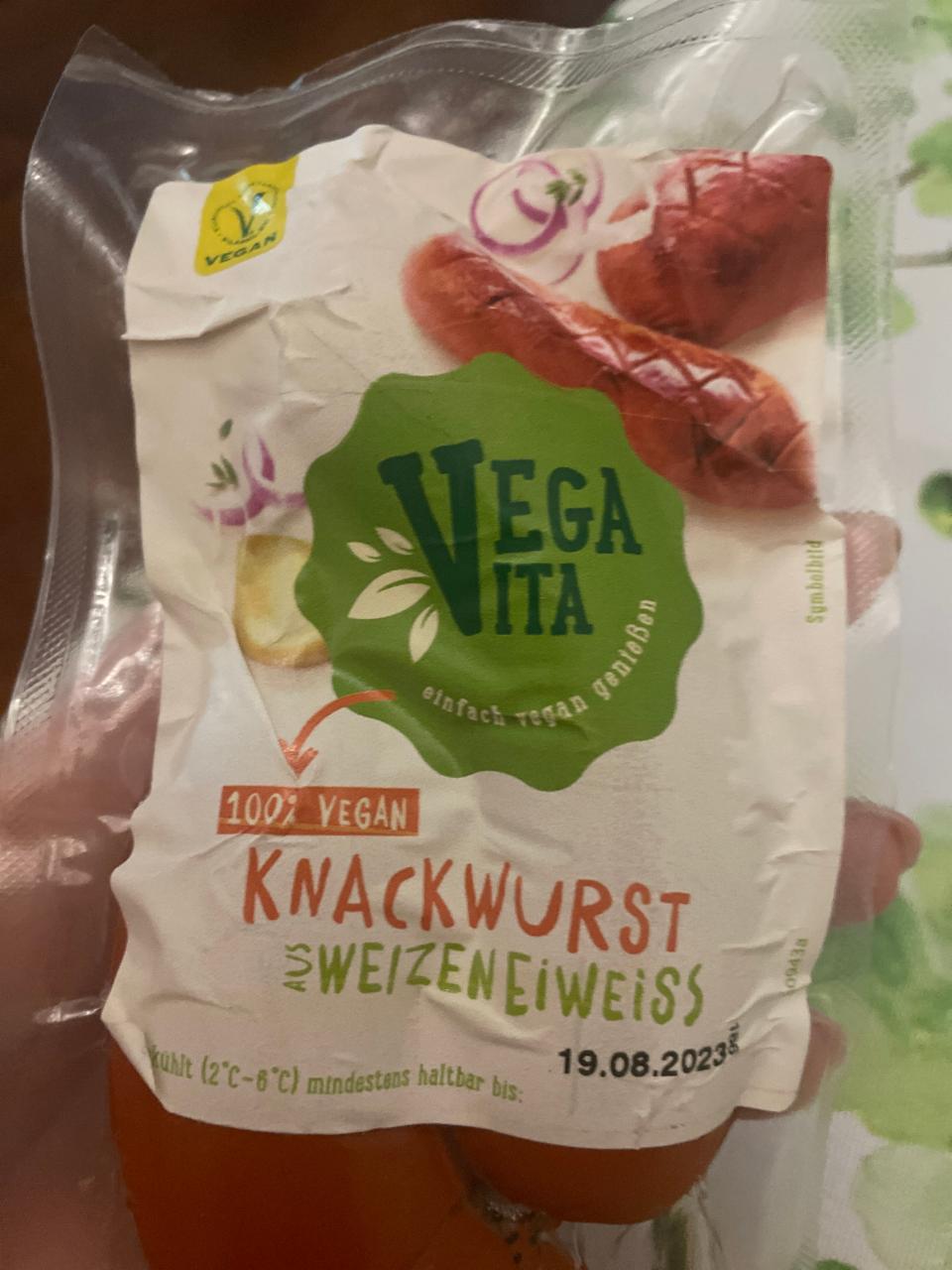 Fotografie - Knackwurst aus weizenweiss VegaVita