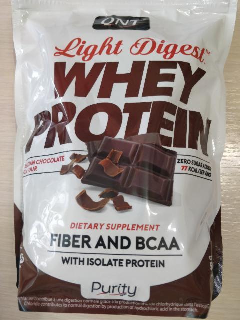 Fotografie - Light digest whey protein belgian chocolate QNT