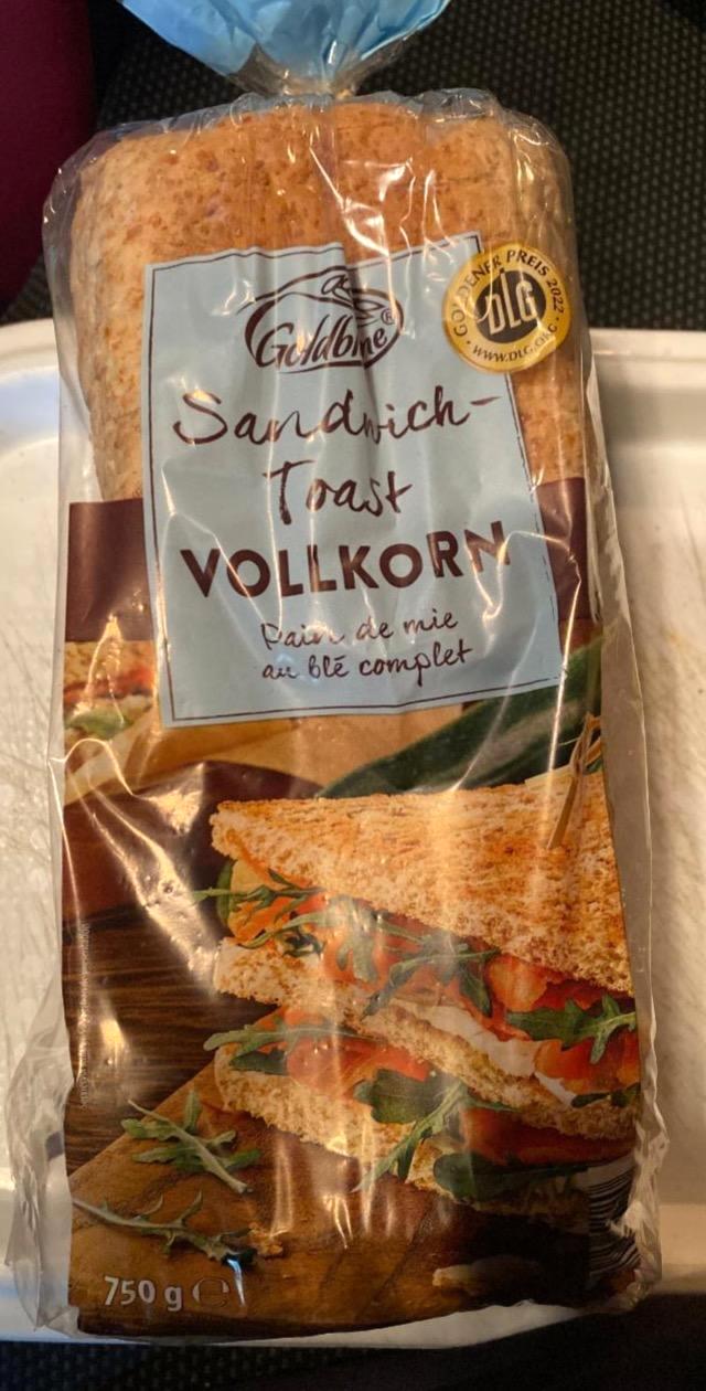 Fotografie - Sandwich-Toast Vollkorn Goldblume