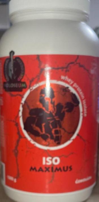 Fotografie - ISO Maximus Whey Protein Isolate čokoláda Koloseum Nutrition