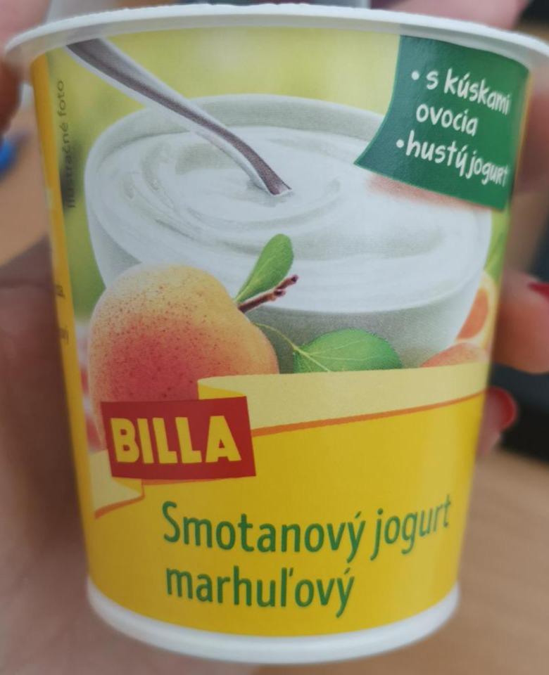 Fotografie - Smotanový jogurt marhuľový Billa