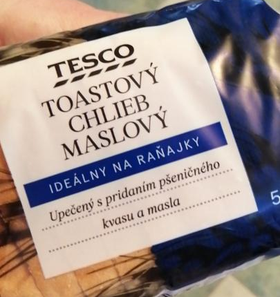 Fotografie - Toastový chlieb maslový Tesco