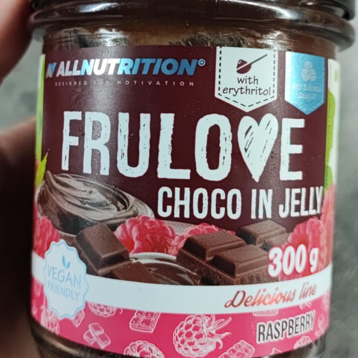 Fotografie - Frulove Choco in Jelly Raspberry Allnutrition