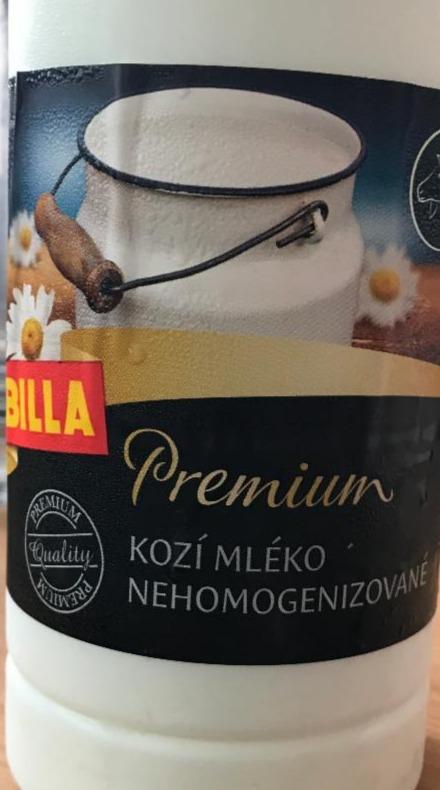Fotografie - Kozi mleko nehomogenizovane Billa Premium