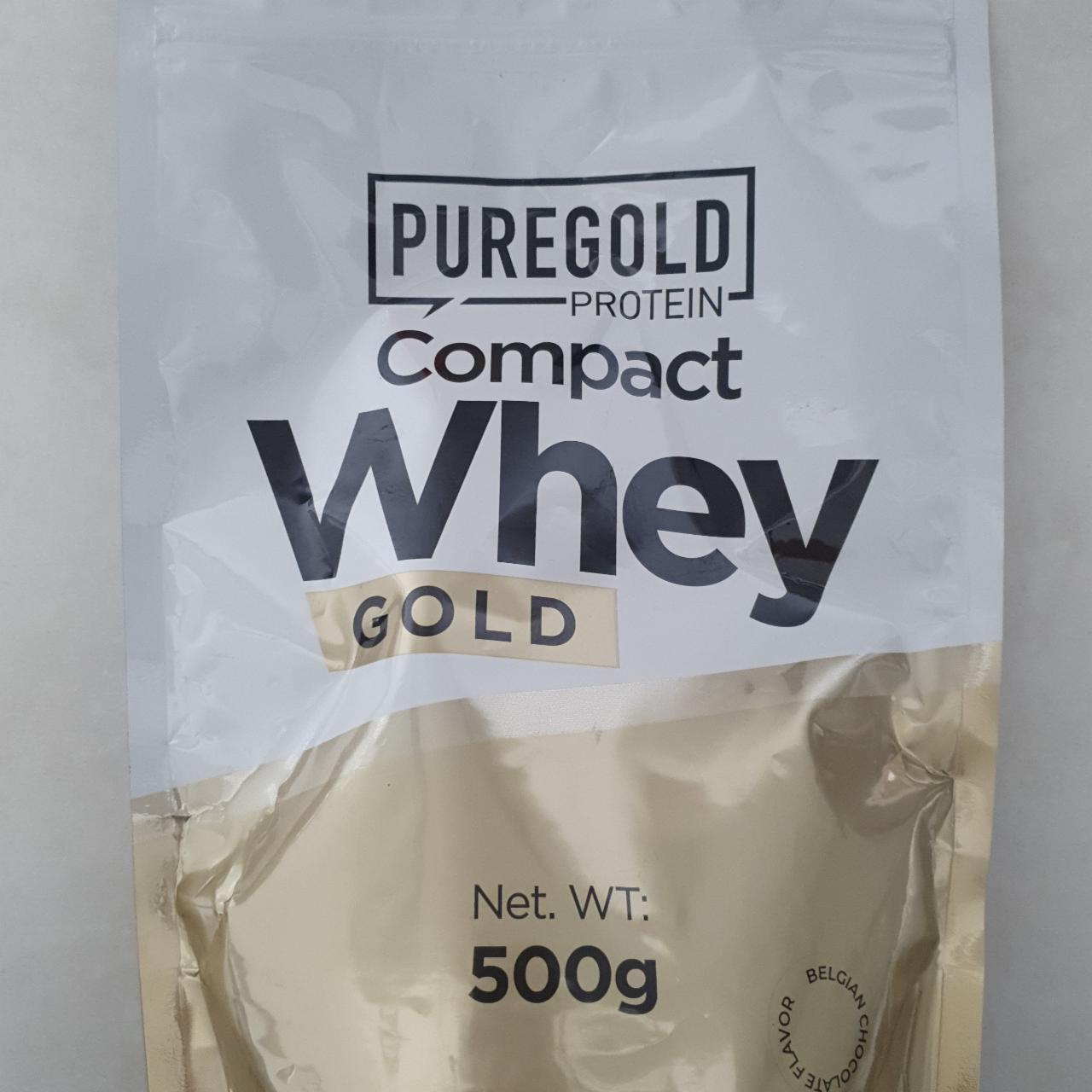 Fotografie - Whey Gold Belgian Chocolate flavour Puregold protein