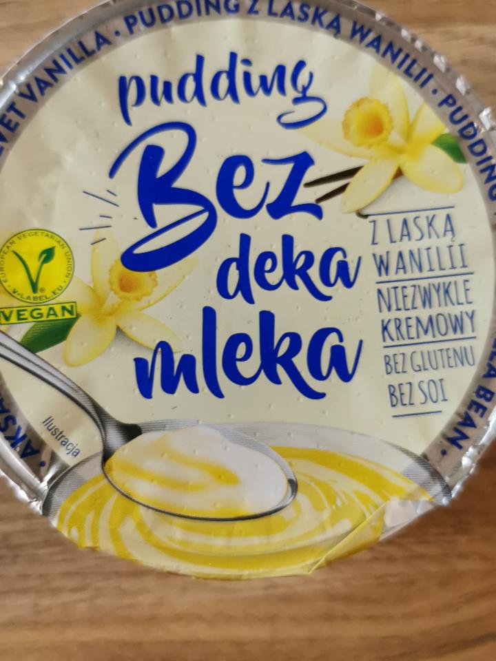 Fotografie - Bez deka mleka Pudding Vanilla