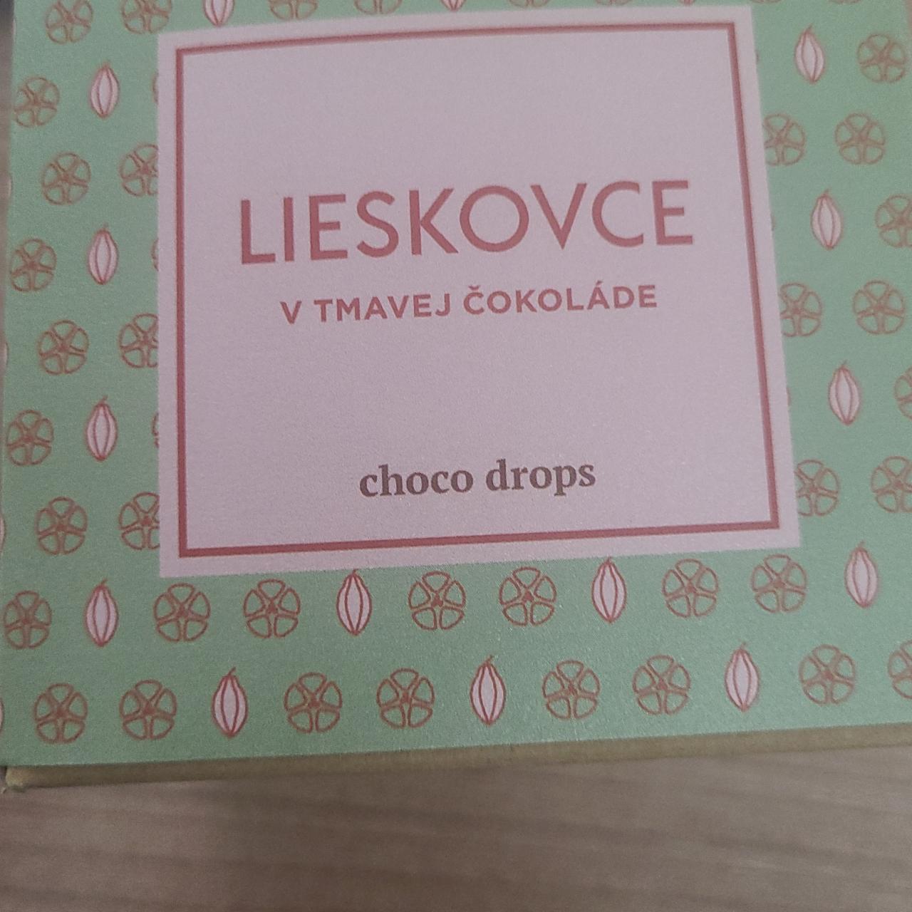 Fotografie - Lieskovce v tmavej čokoláde choco drops
