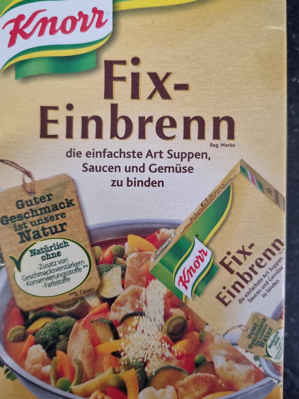 Fotografie - Fix-Einbrenn Knorr