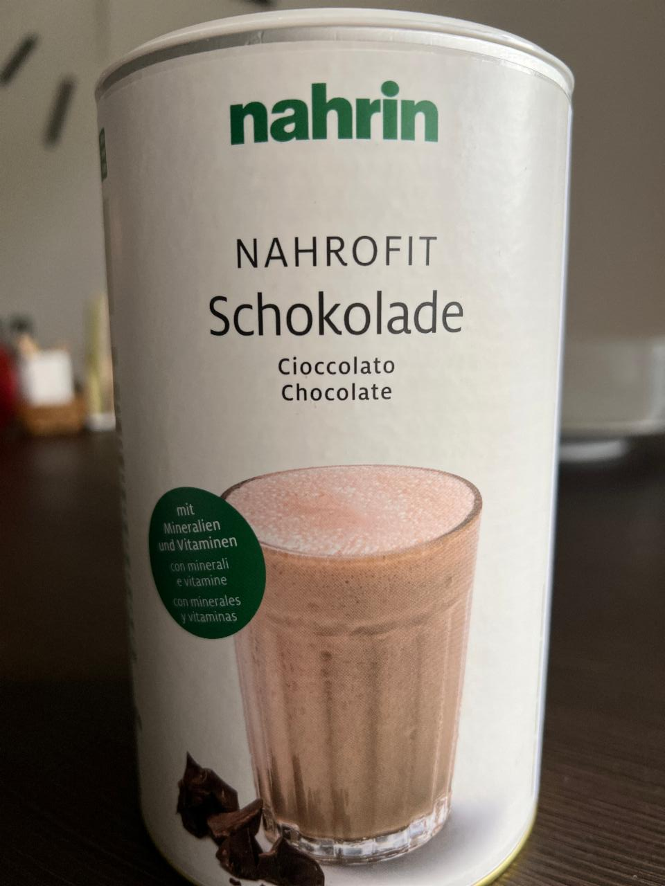 Fotografie - Nahrofit Schokolade Nahrin