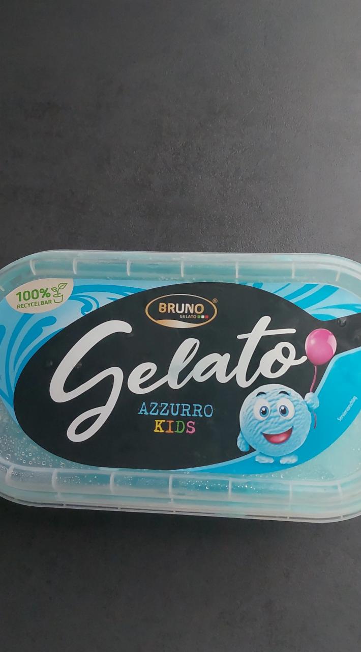 Gelato Azzurro Kids - kalórie, kJ a nutričné hodnoty