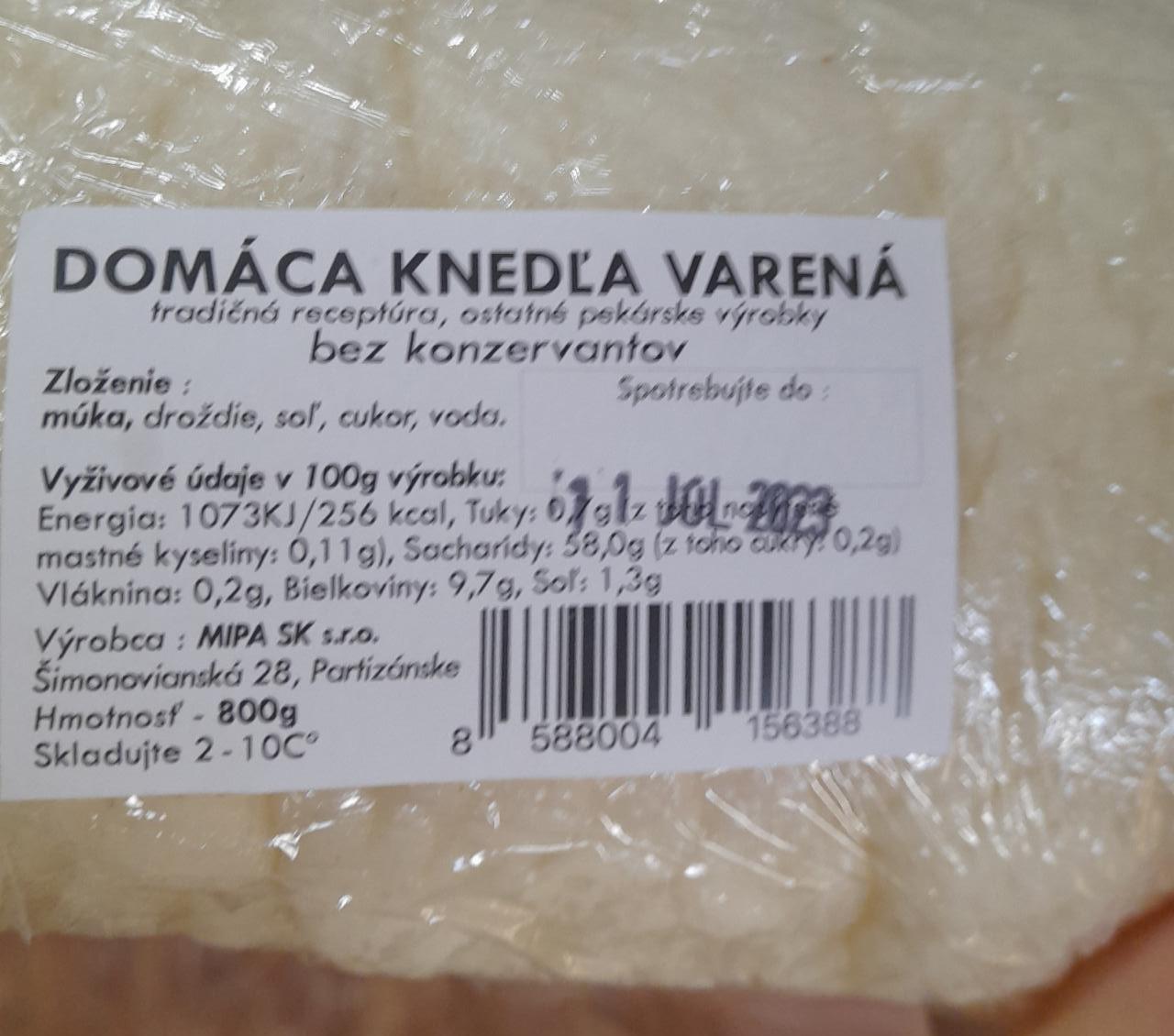 Fotografie - Domáca knedľa varená MIPA