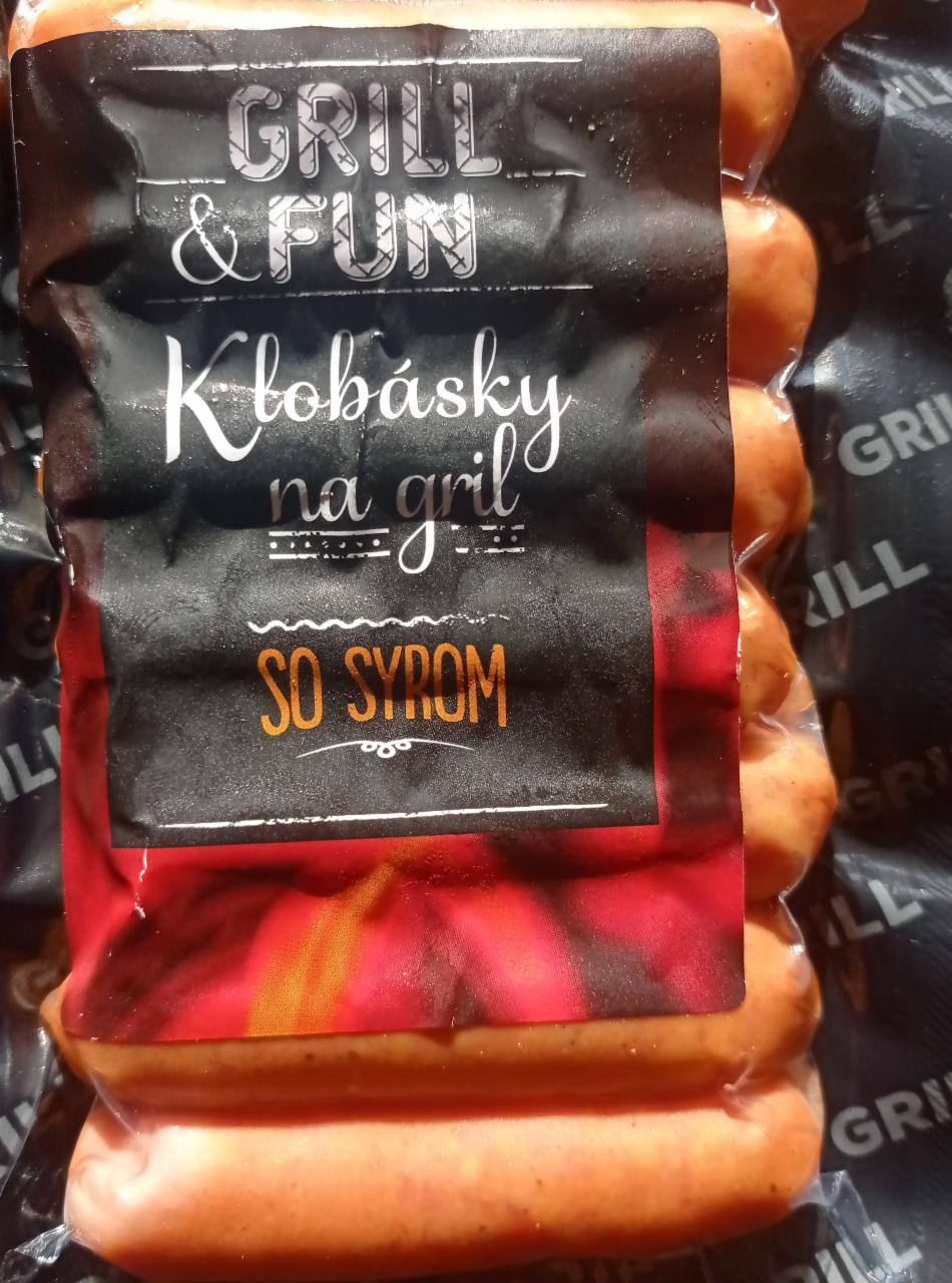 Fotografie - Klobásky na gril so syrom Grill & Fun