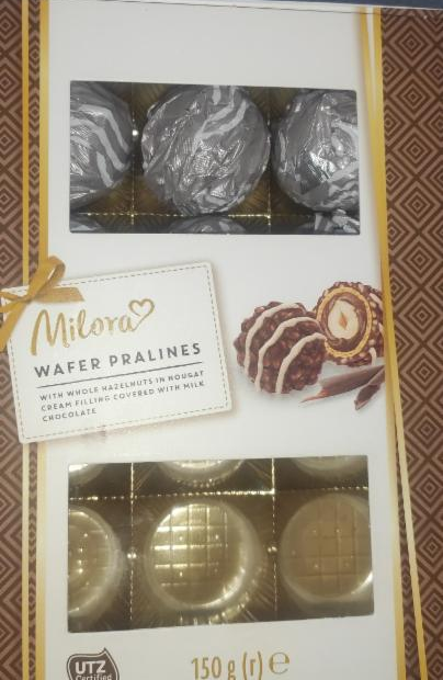 Fotografie - Milora wafer pralines