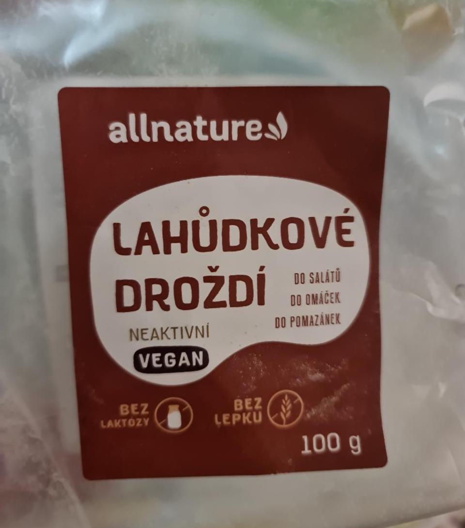 Fotografie - Lahůdkové droždí Allnature