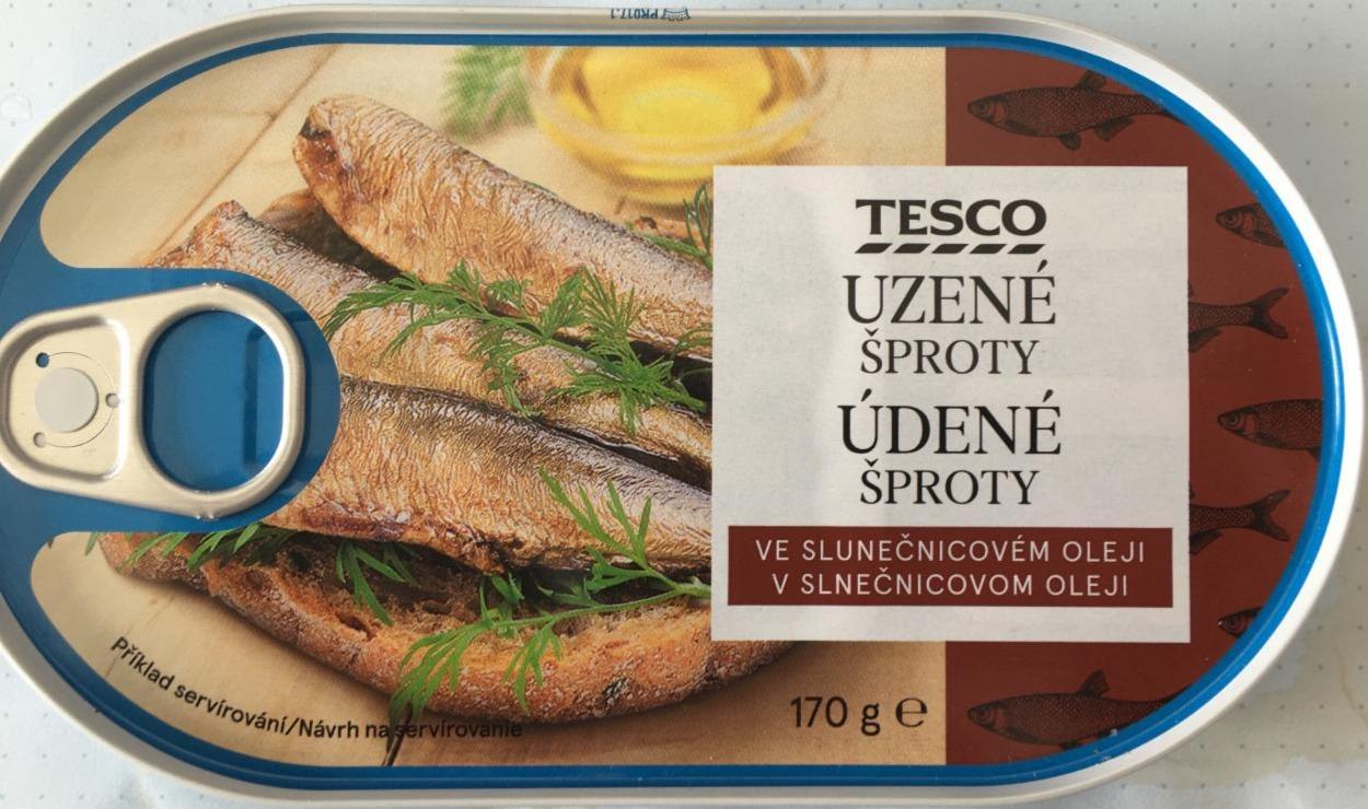 Fotografie - Údené šproty v slnečnicovom oleji TESCO