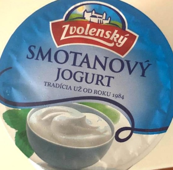 Fotografie - Zvolenský smotanový jogurt biely
