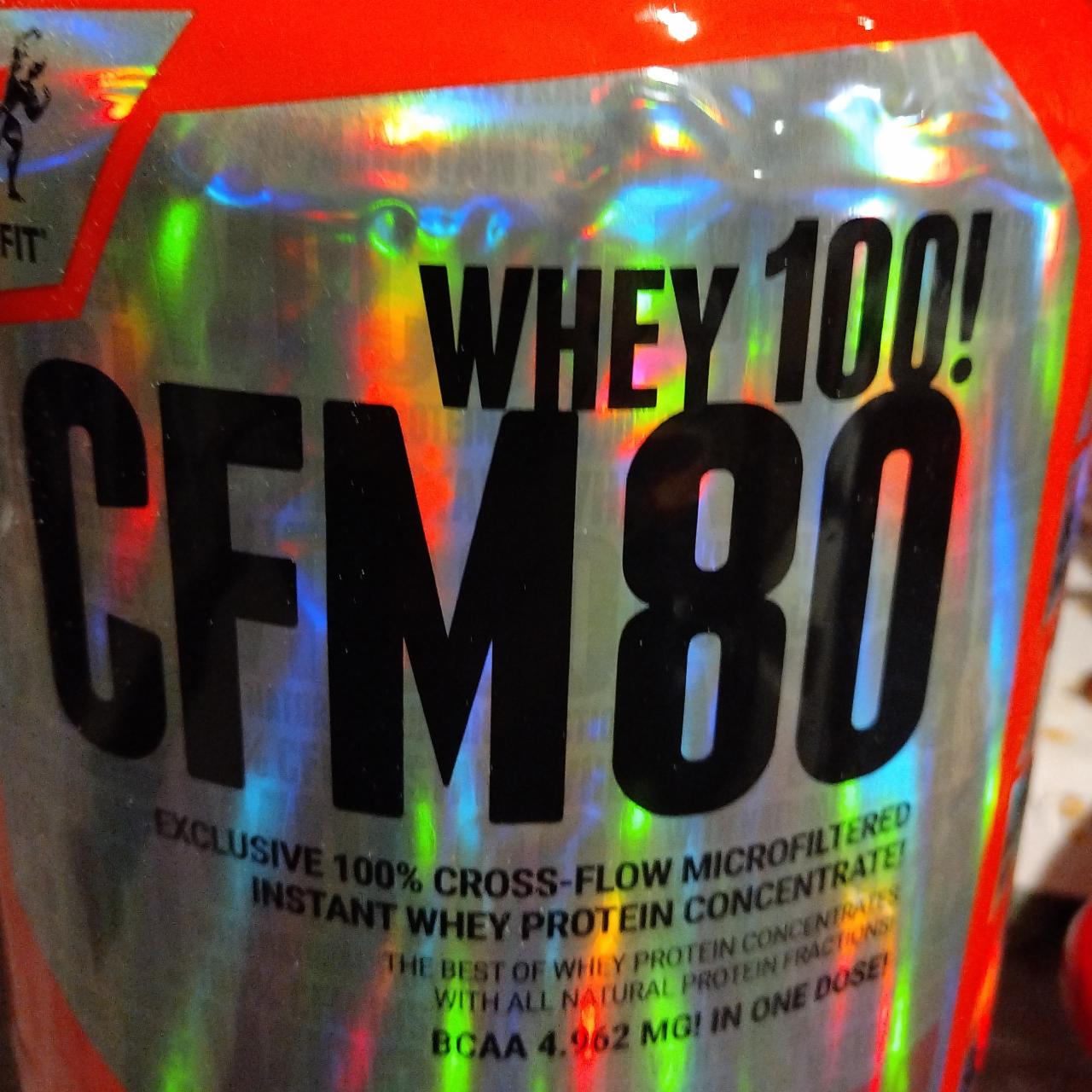 Fotografie - Whey 100! CFM 80 strawberry banana Extrifit