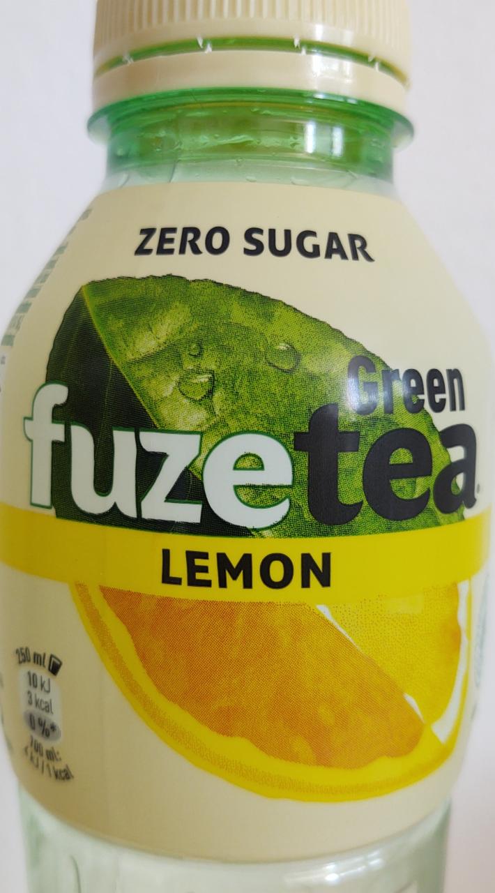 Fotografie - Green fuzetea lemon zero sugar