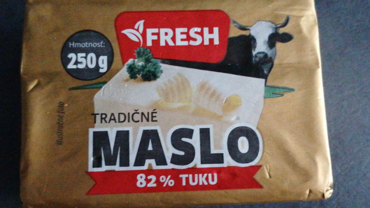 Fotografie - Tradičné Maslo 82% tuku Fresh