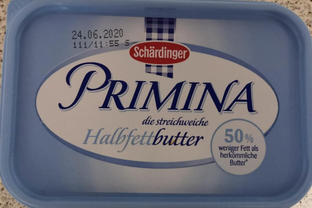 Fotografie - Primina halbfettbutter