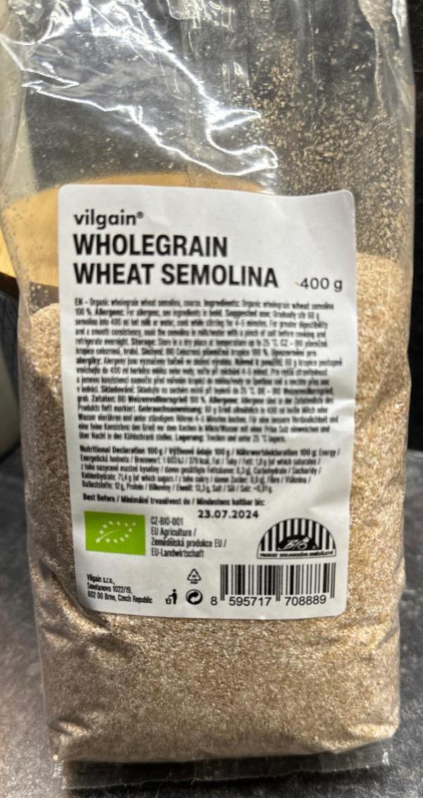 Fotografie - Wholegrain Wheat Semolina Vilgain