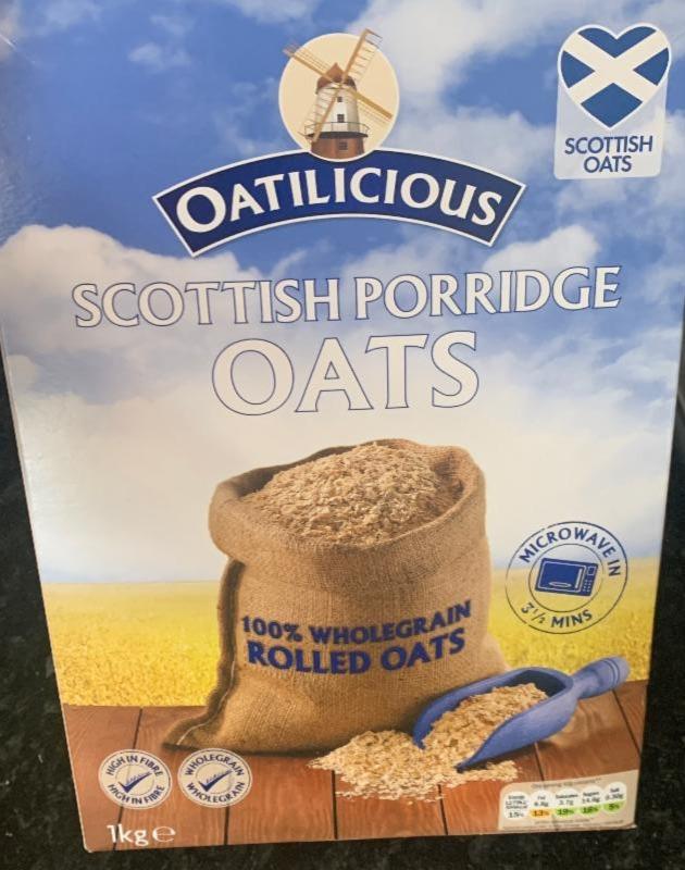 Fotografie - Scottish porridge oats Lidl ovsene vlocky
