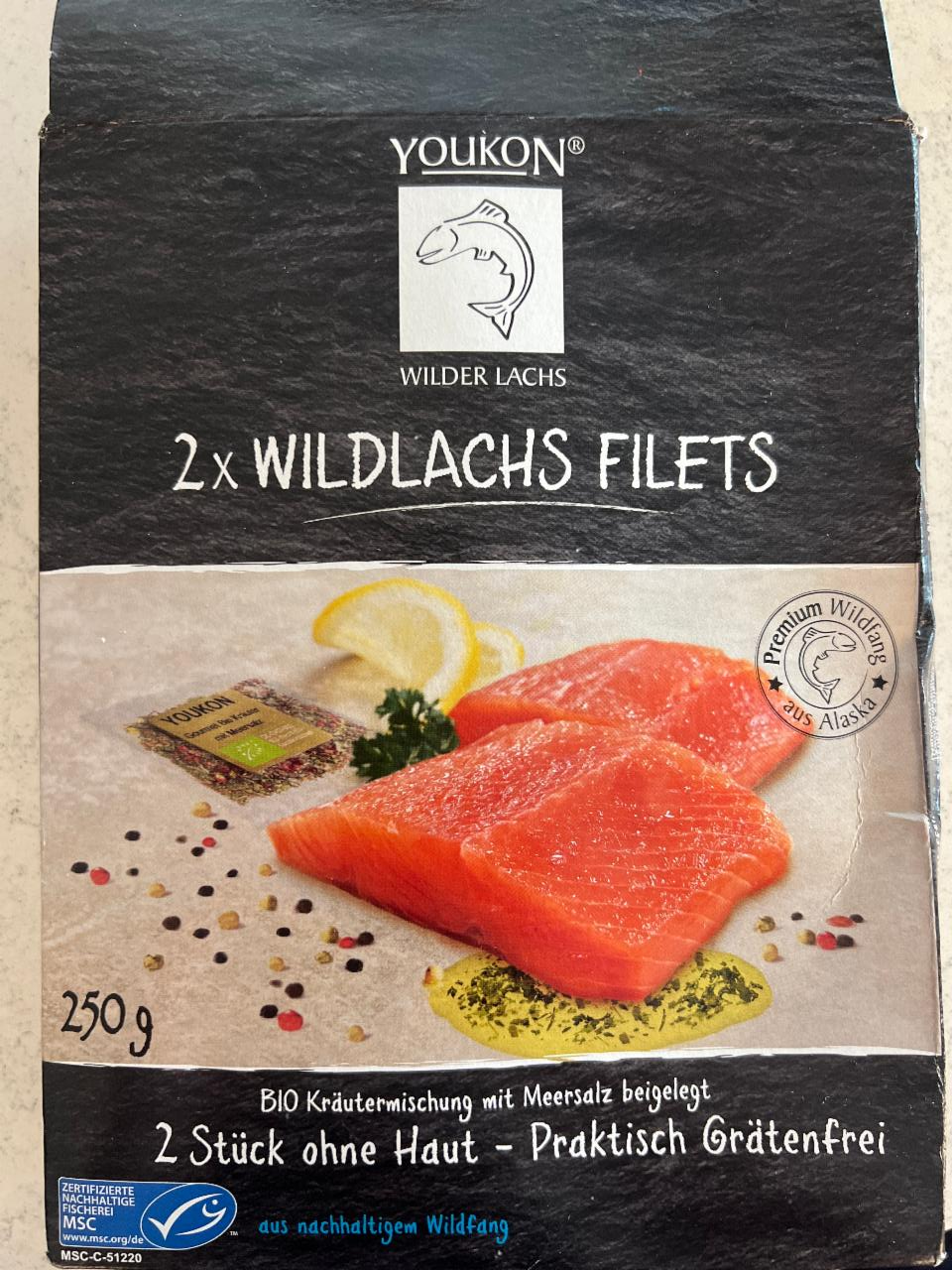 Fotografie - Wildlachs Filets Youkon