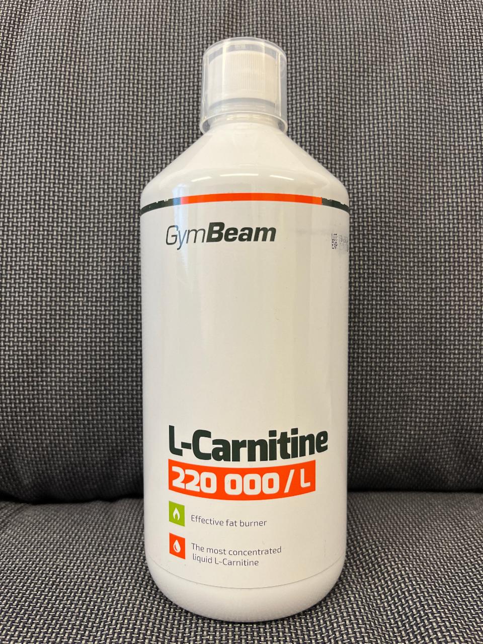 Fotografie - L-Carnitine 220 000/L Orange flavour GymBeam