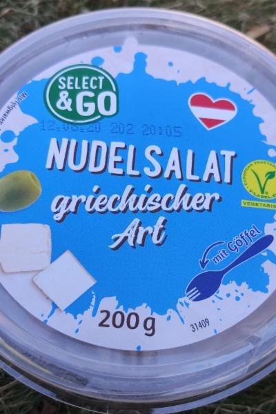 Fotografie - nudelsalat griechischer art