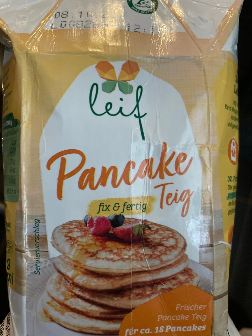 Fotografie - Pancake Teig leif