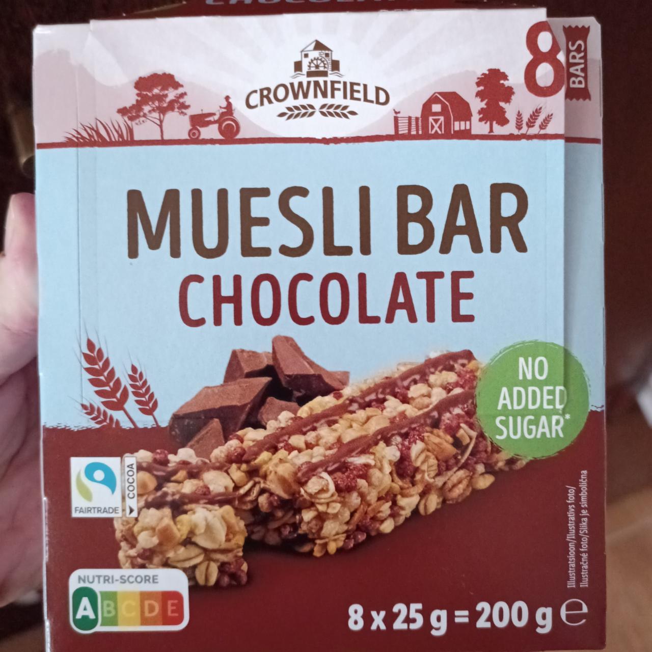 Fotografie - Muesli Bar Chocolate Crownfield