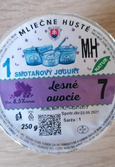 Fotografie - Smotanový jogurt Lesné ovocie Farmfoods