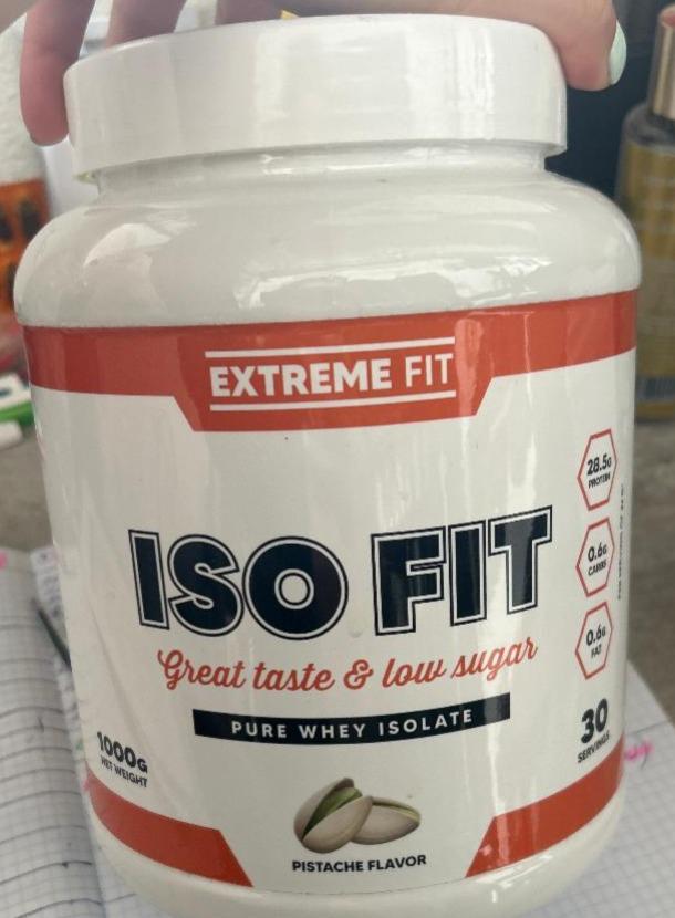 Fotografie - Iso Fit Pure Whey Isolate Pistache Extreme Fit