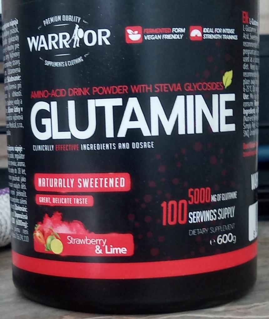 Fotografie - Glutamine strawberry & lime Warrior