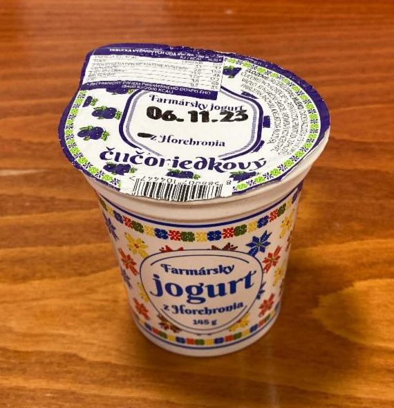 Fotografie - Farmársky jogurt z Horehronia čučoriedkový