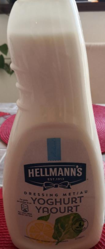 Fotografie - Dressing Hellmans Yoghurt Vegetarien