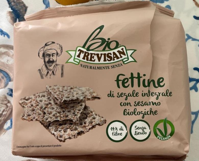 Fotografie - Fettine di segale integrale con sesamo Biologiche Trevisan