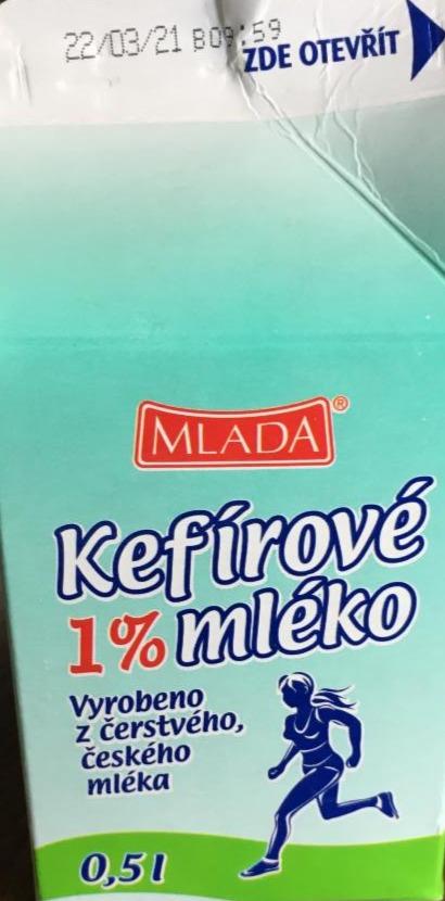 Fotografie - kefírové mlieko 1% Mlada