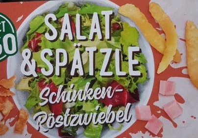 Fotografie - Salat & Spätzle schinken-rostzwiebel