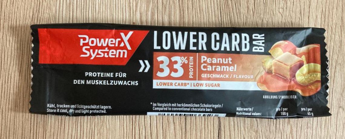 Fotografie - Lower Carb Bar Peanut Caramel PowerX System